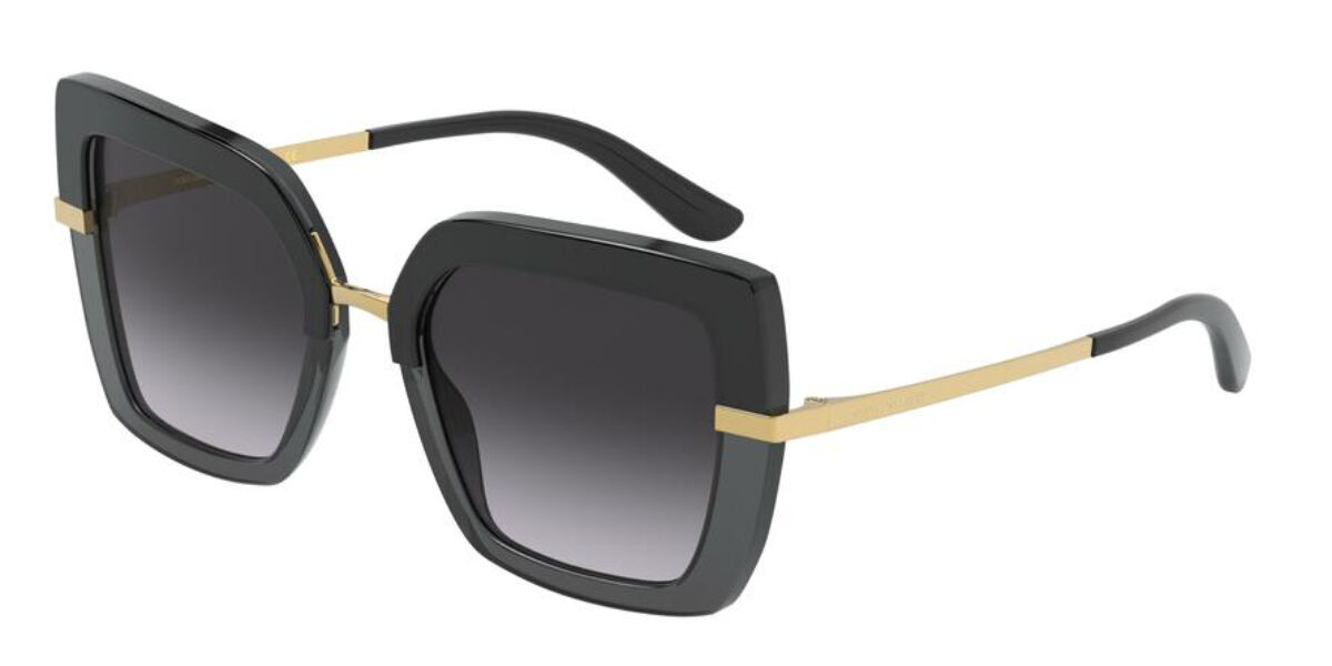 Image of Dolce & Gabbana DG4373 32468G 52 Lunettes De Soleil Femme Noires FR