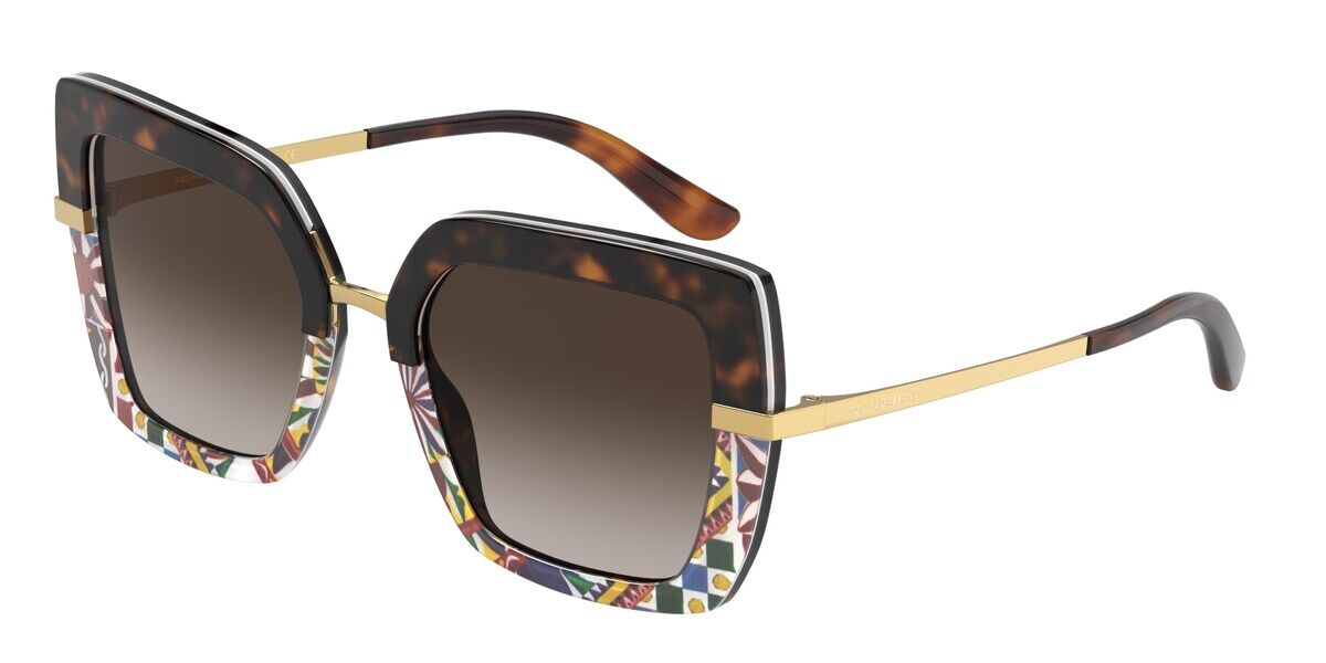 Image of Dolce & Gabbana DG4373F Asian Fit 327813 Óculos de Sol Tortoiseshell Feminino PRT