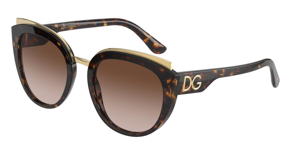 Image of Dolce & Gabbana DG4383 502/13 54 Lunettes De Soleil Femme Tortoiseshell FR