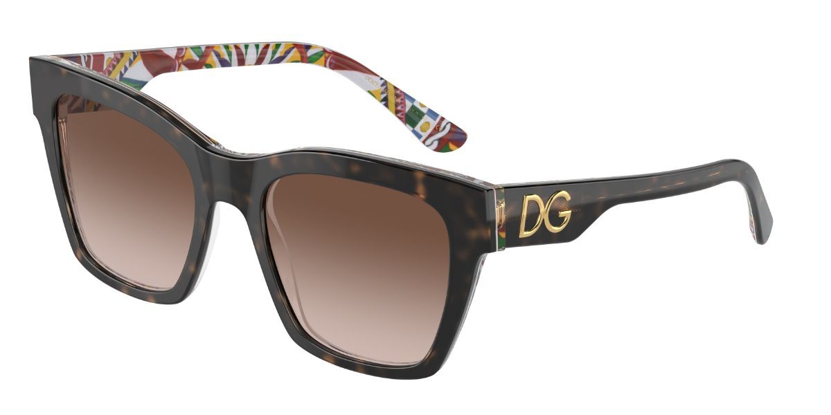 Image of Dolce & Gabbana DG4384 321773 Óculos de Sol Tortoiseshell Feminino BRLPT