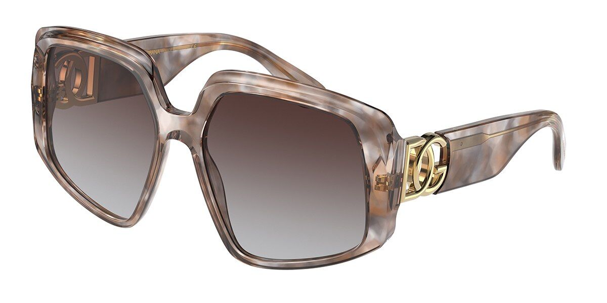 Image of Dolce & Gabbana DG4386F Formato Asiático 33218G Óculos de Sol Tortoiseshell Feminino BRLPT
