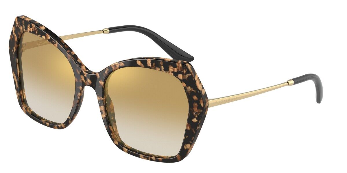 Image of Dolce & Gabbana DG4399F Asian Fit 911/6E Óculos de Sol Dourados Feminino PRT