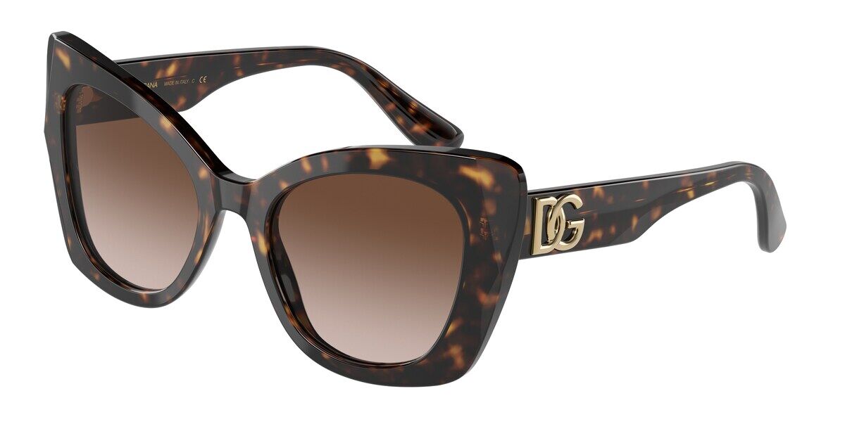 Image of Dolce & Gabbana DG4405F Formato Asiático 502/13 Óculos de Sol Tortoiseshell Feminino BRLPT