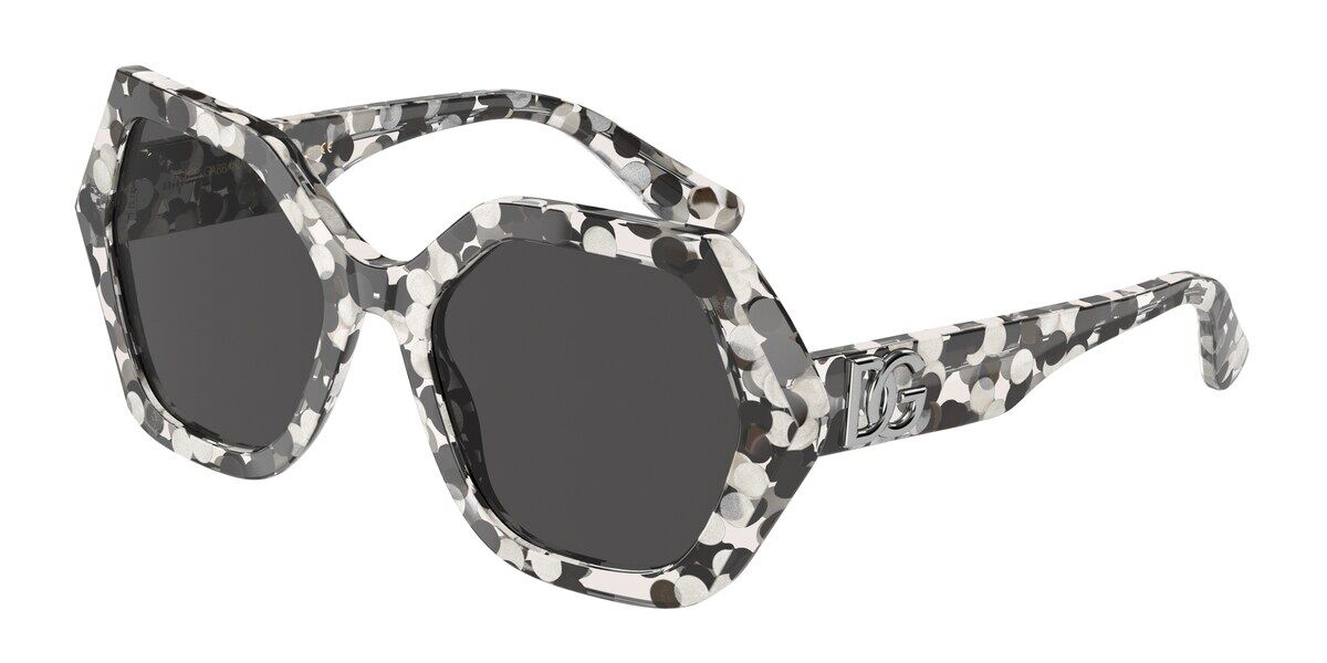 Image of Dolce & Gabbana DG4406F Asian Fit 336187 Óculos de Sol Brancos Feminino PRT