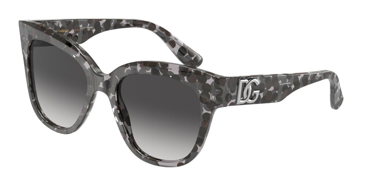 Image of Dolce & Gabbana DG4407F Formato Asiático 33628G Óculos de Sol Pretos Feminino BRLPT