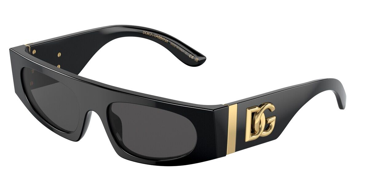 Image of Dolce & Gabbana DG4411 501/87 54 Lunettes De Soleil Femme Noires FR