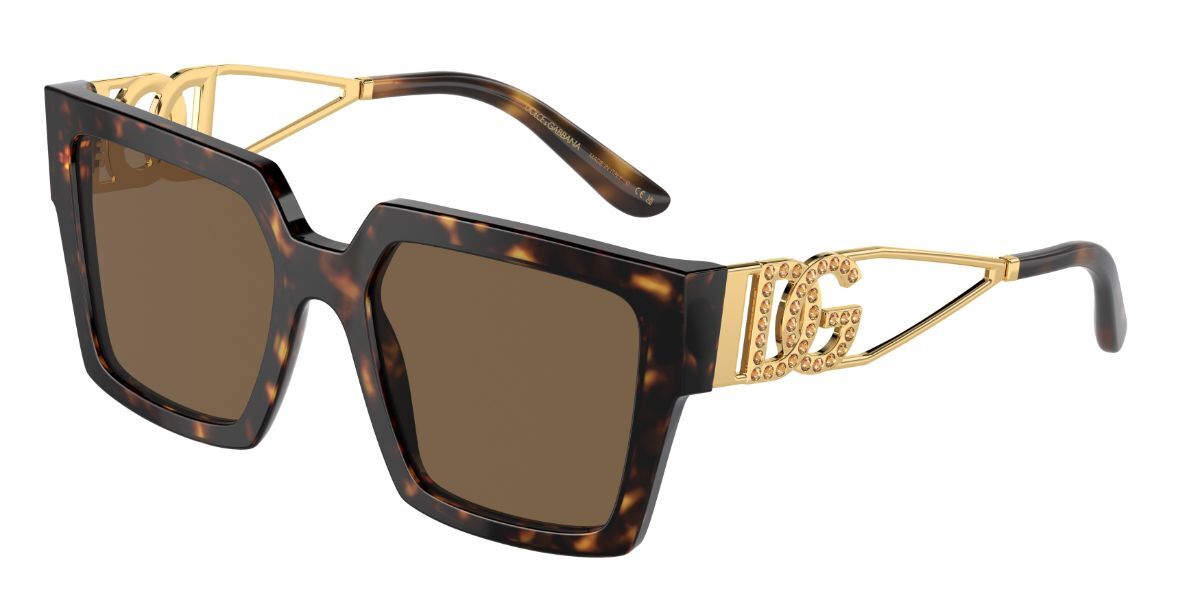Image of Dolce & Gabbana DG4446B 502/73 Óculos de Sol Tortoiseshell Feminino PRT