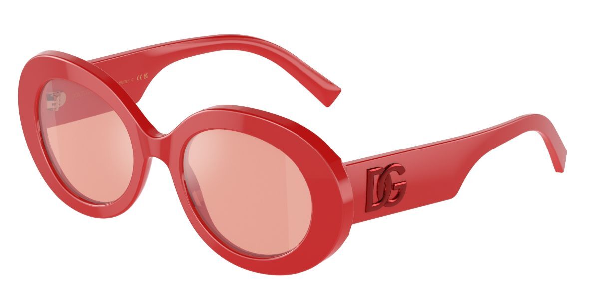 Image of Dolce & Gabbana DG4448 3088E4 Óculos de Sol Vermelhos Feminino BRLPT