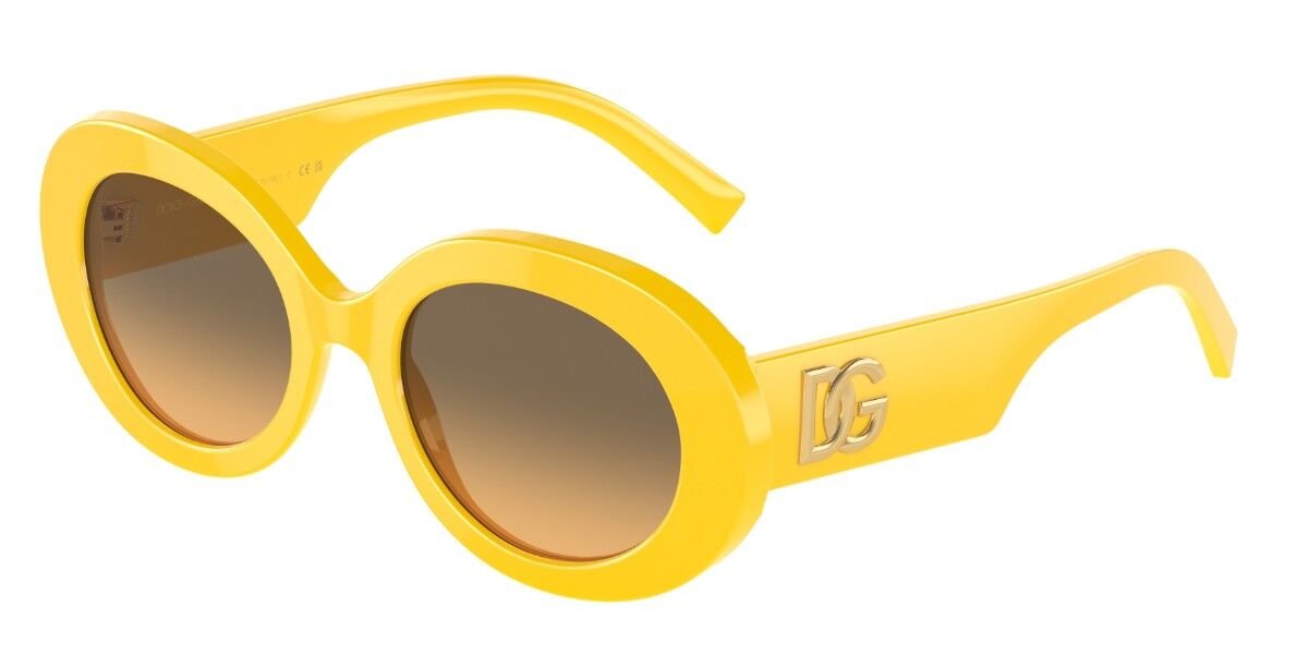 Image of Dolce & Gabbana DG4448 333411 Óculos de Sol Amarelos Feminino BRLPT