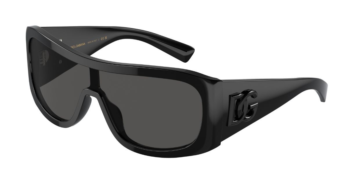 Image of Dolce & Gabbana DG4454 501/87 130 Lunettes De Soleil Homme Noires FR