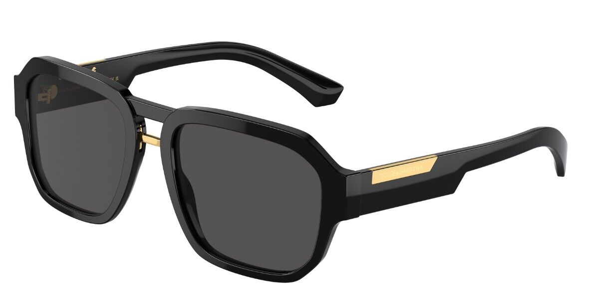 Image of Dolce & Gabbana DG4464 501/87 56 Lunettes De Soleil Homme Noires FR