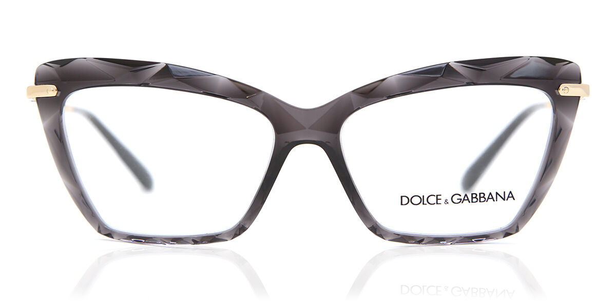 Image of Dolce & Gabbana DG5025 Faced Stones 504 53 Szare Damskie Okulary Korekcyjne PL