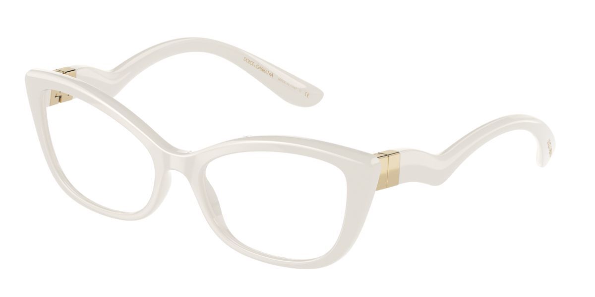 Image of Dolce & Gabbana DG5078 3323 Óculos de Grau Brancos Feminino BRLPT