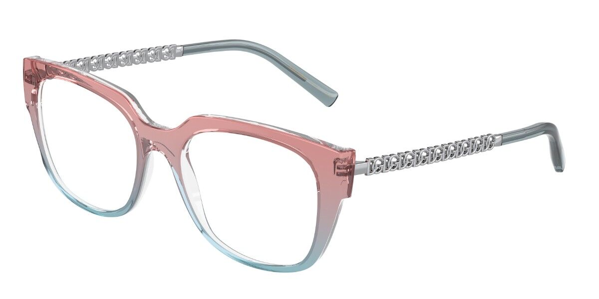 Image of Dolce & Gabbana DG5087 3388 53 Niebieskie Damskie Okulary Korekcyjne PL