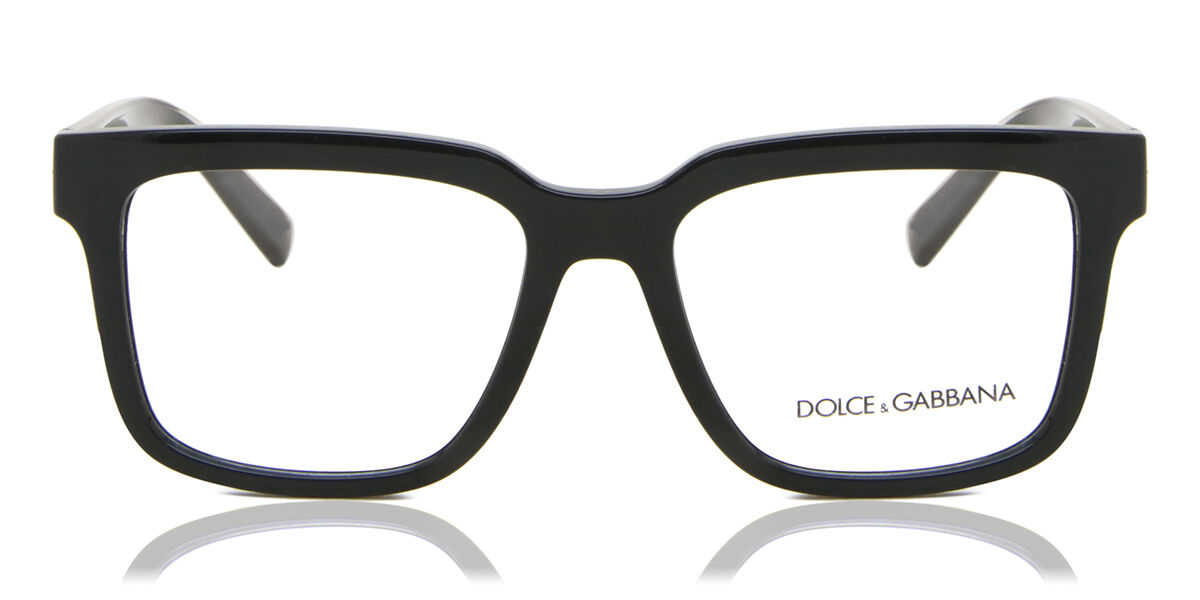Image of Dolce & Gabbana DG5101 501 52 Czarne Męskie Okulary Korekcyjne PL