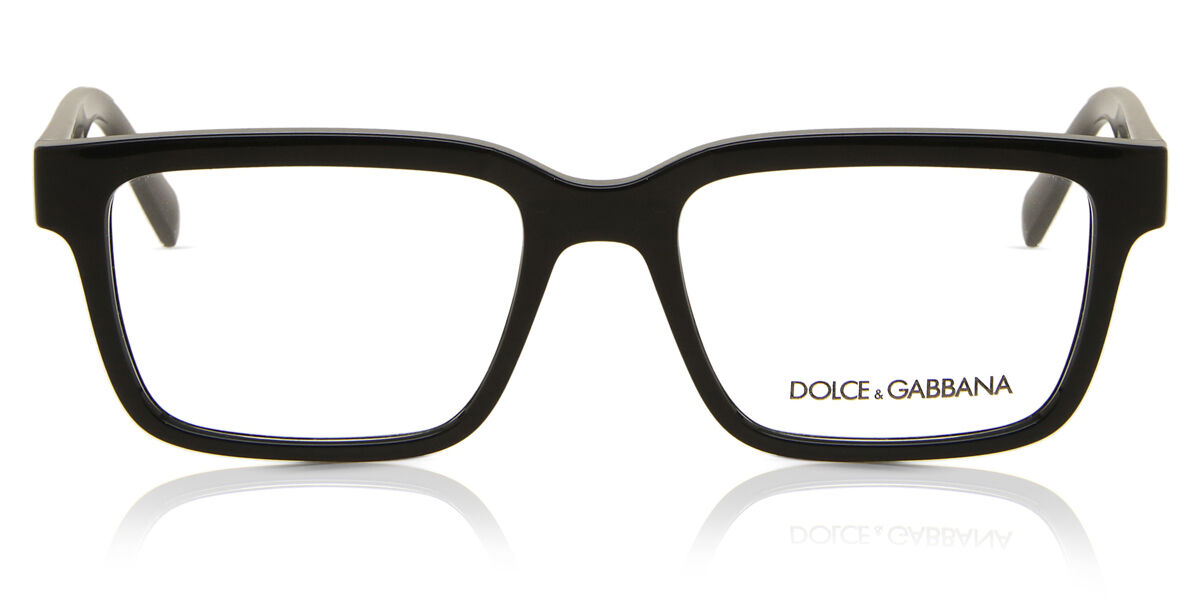 Image of Dolce & Gabbana DG5102 501 53 Lunettes De Vue Homme Noires (Seulement Monture) FR