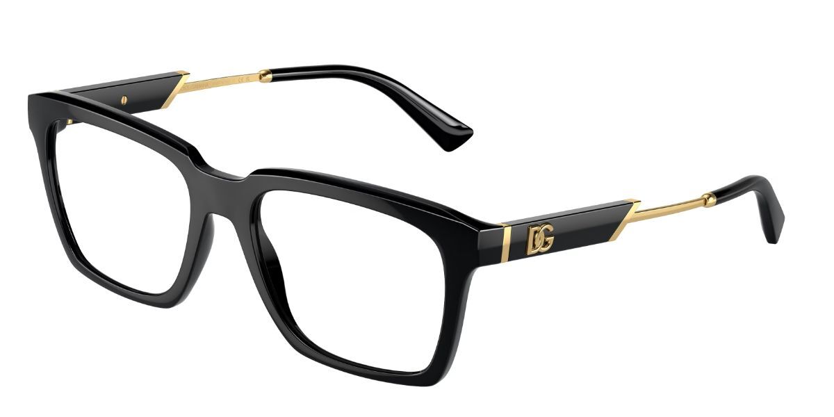 Image of Dolce & Gabbana DG5104 501 54 Czarne Męskie Okulary Korekcyjne PL