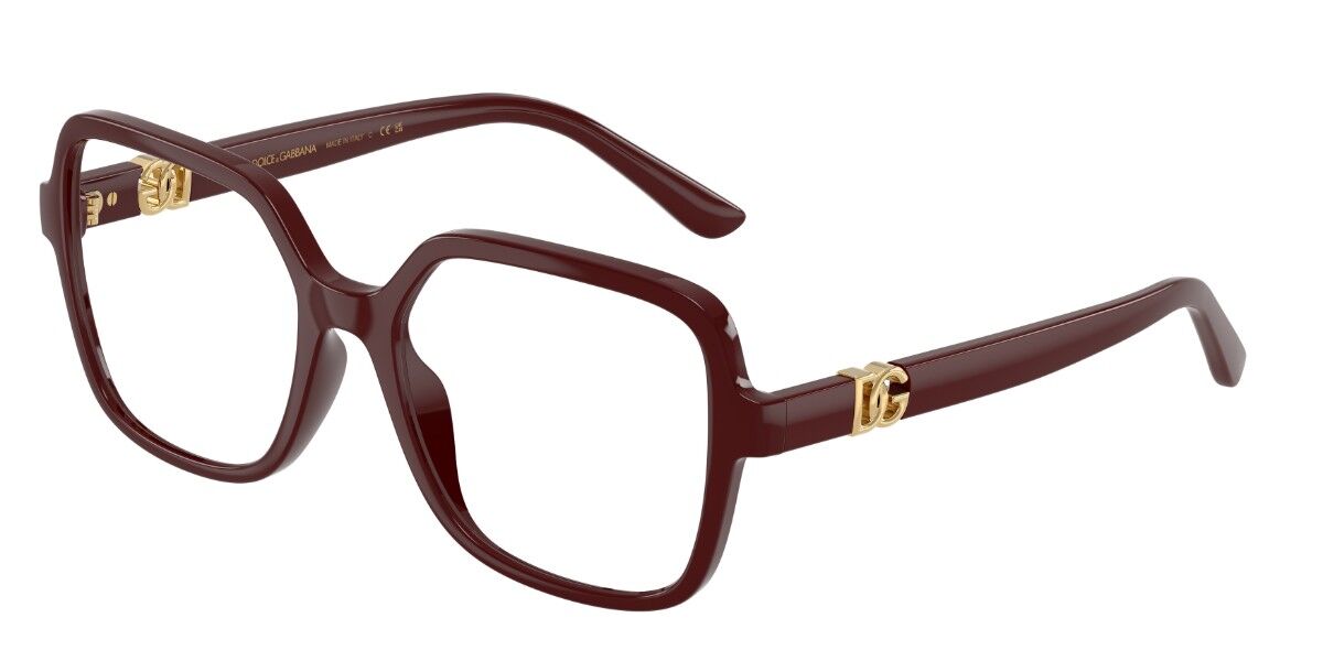 Image of Dolce & Gabbana DG5105U 3091 Óculos de Grau Vinho Feminino PRT