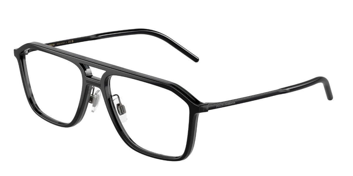 Image of Dolce & Gabbana DG5107 501 55 Czarne Męskie Okulary Korekcyjne PL