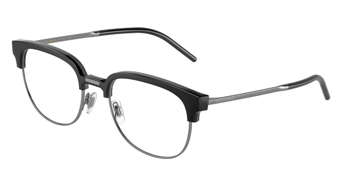 Image of Dolce & Gabbana DG5108 501 53 Czarne Męskie Okulary Korekcyjne PL