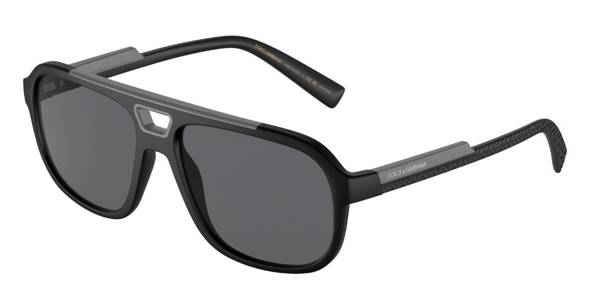 Image of Dolce & Gabbana DG6179 Polarized 252581 Óculos de Sol Pretos Masculino PRT