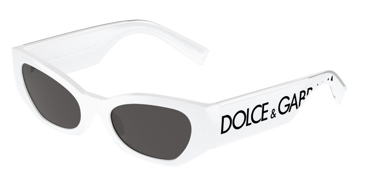 Image of Dolce & Gabbana DG6186 331287 52 Lunettes De Soleil Femme Blanches FR