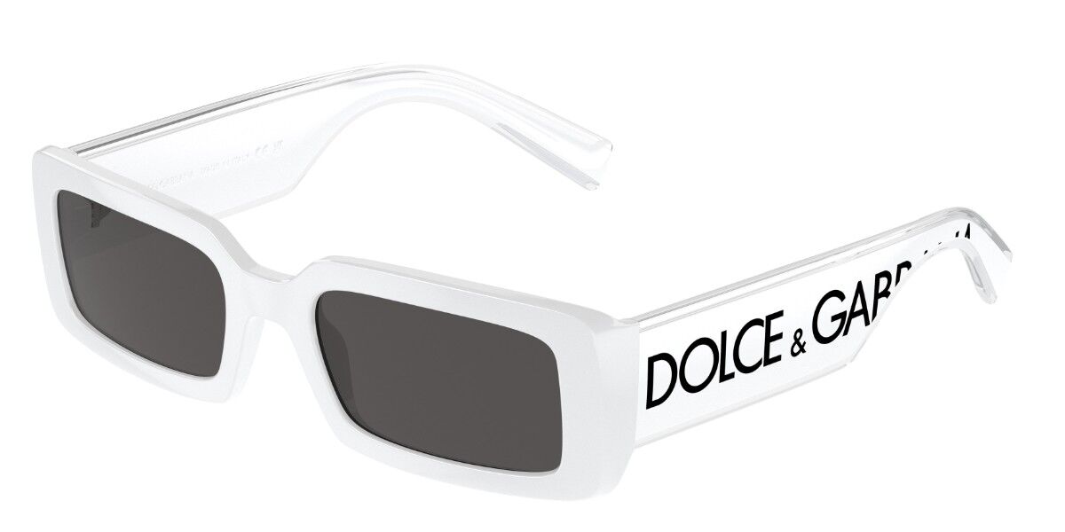 Image of Dolce & Gabbana DG6187 331287 53 Lunettes De Soleil Femme Blanches FR