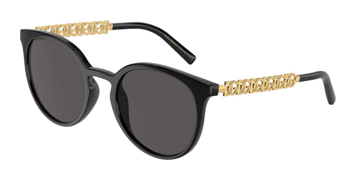 Image of Dolce & Gabbana DG6189U 501/87 52 Lunettes De Soleil Femme Noires FR