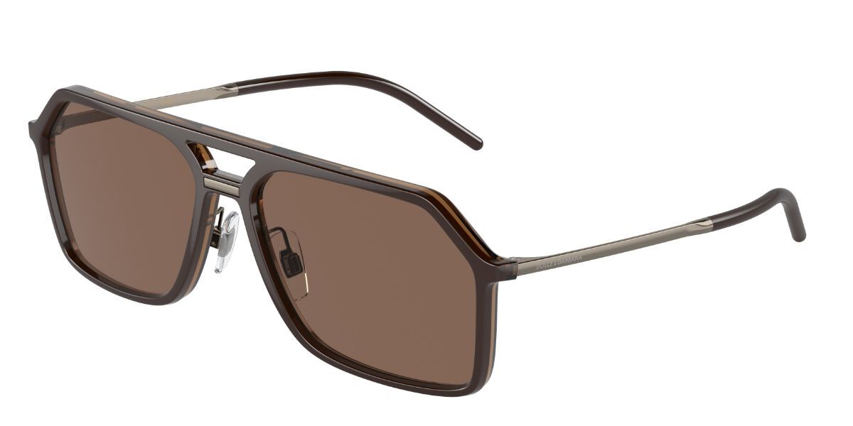 Image of Dolce & Gabbana DG6196 315973 Óculos de Sol Marrons Masculino PRT