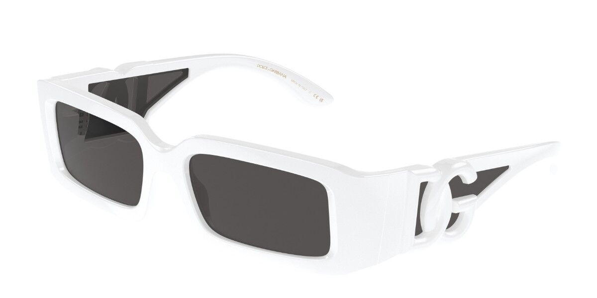 Image of Dolce & Gabbana DG6197 331287 53 Lunettes De Soleil Homme Blanches FR