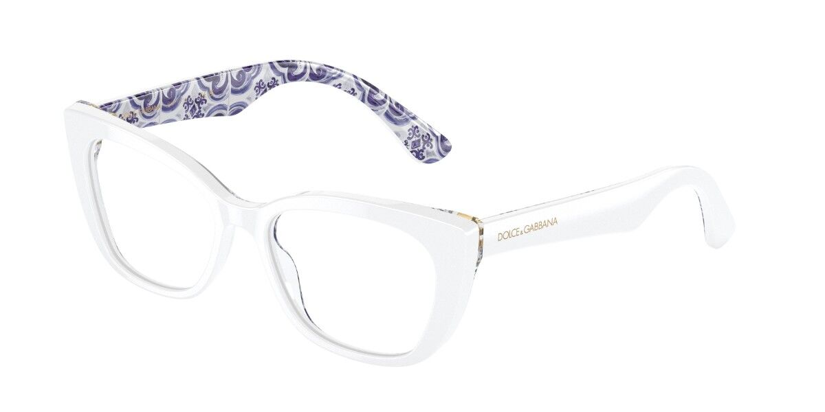 Image of Dolce & Gabbana DX3357 para Criança 3371 Óculos de Grau Brancos para Criança BRLPT
