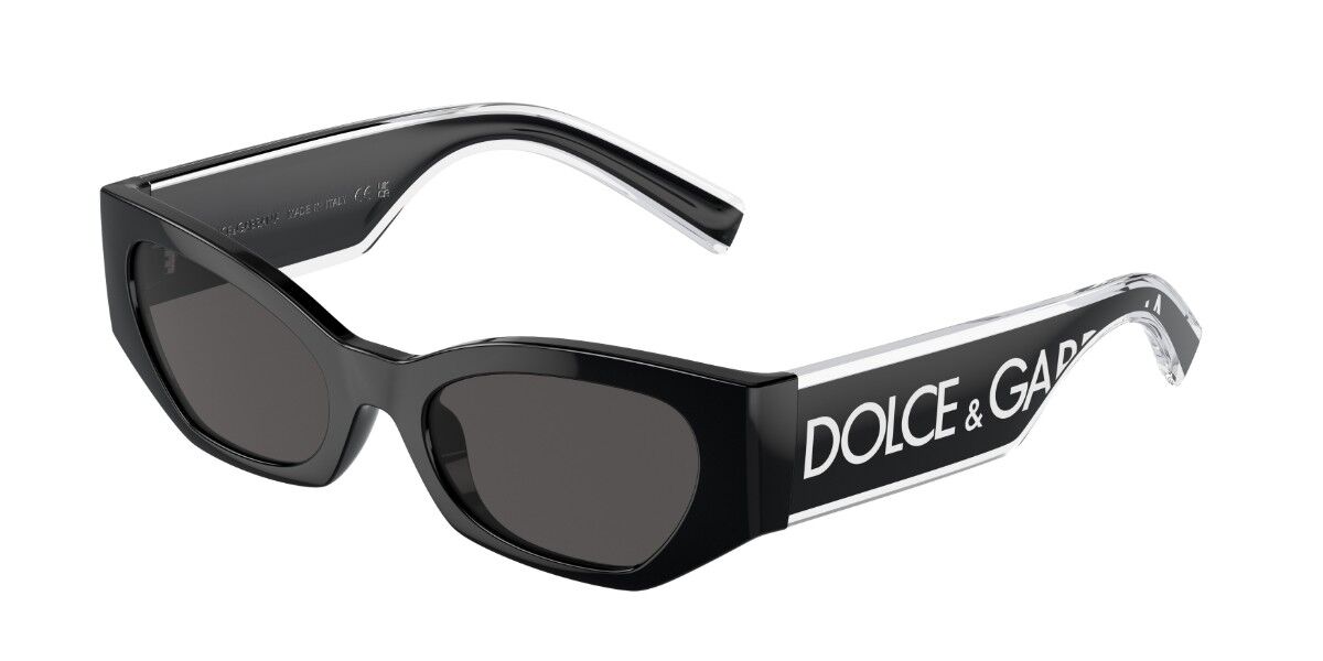 Image of Dolce & Gabbana DX6003 para Criança 501/87 Óculos de Sol Pretos para Criança BRLPT