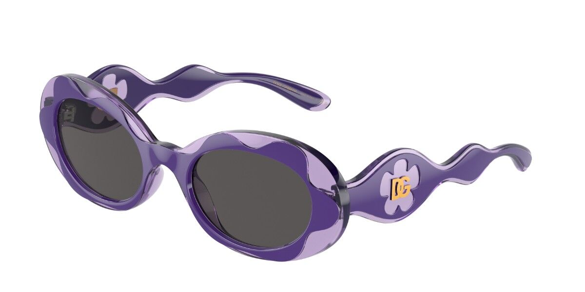 Image of Dolce & Gabbana DX6005 Enfant 333587 49 Lunettes De Soleil Enfant Purple FR