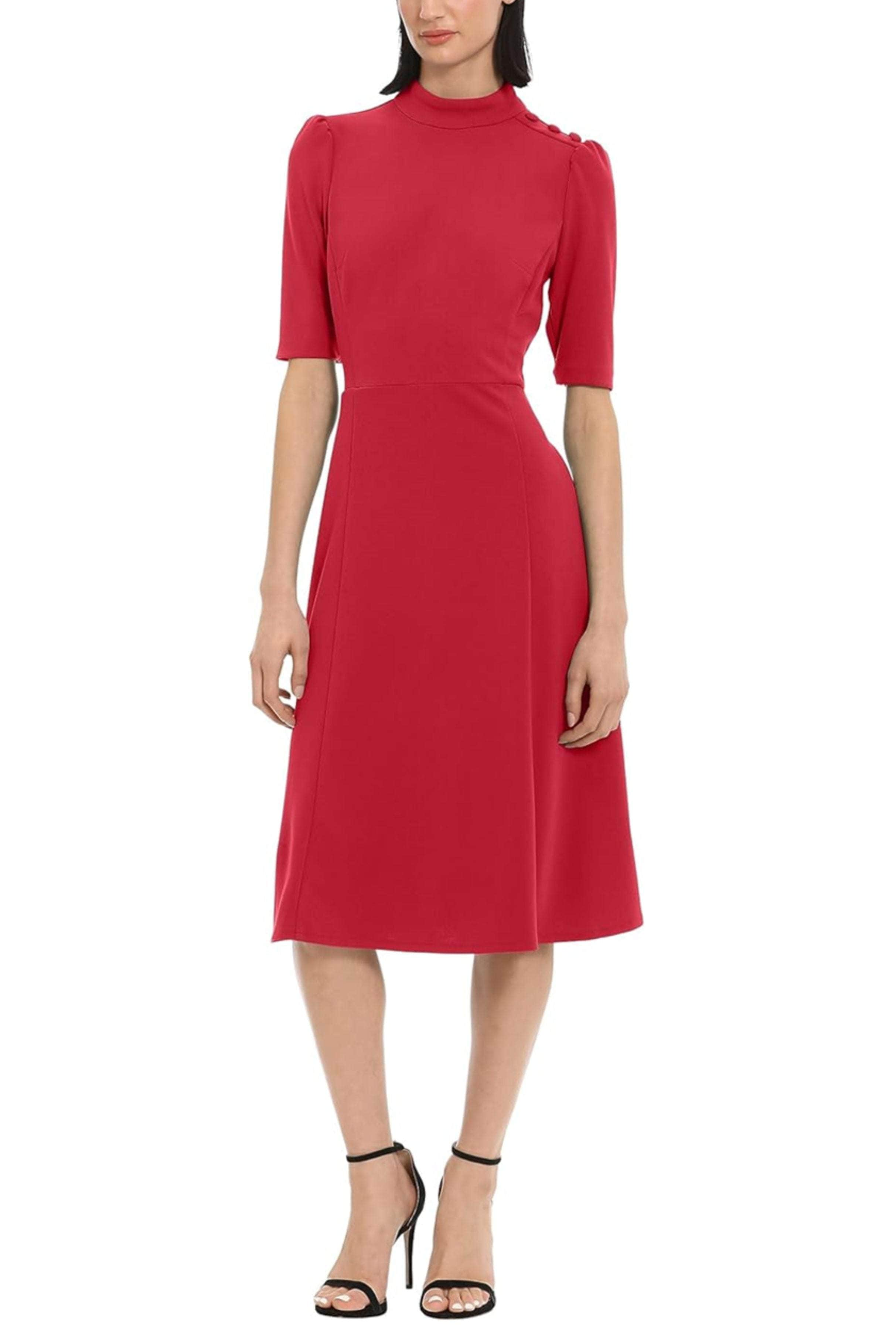 Image of Donna Morgan D6953M - High Neck A-Line Dress