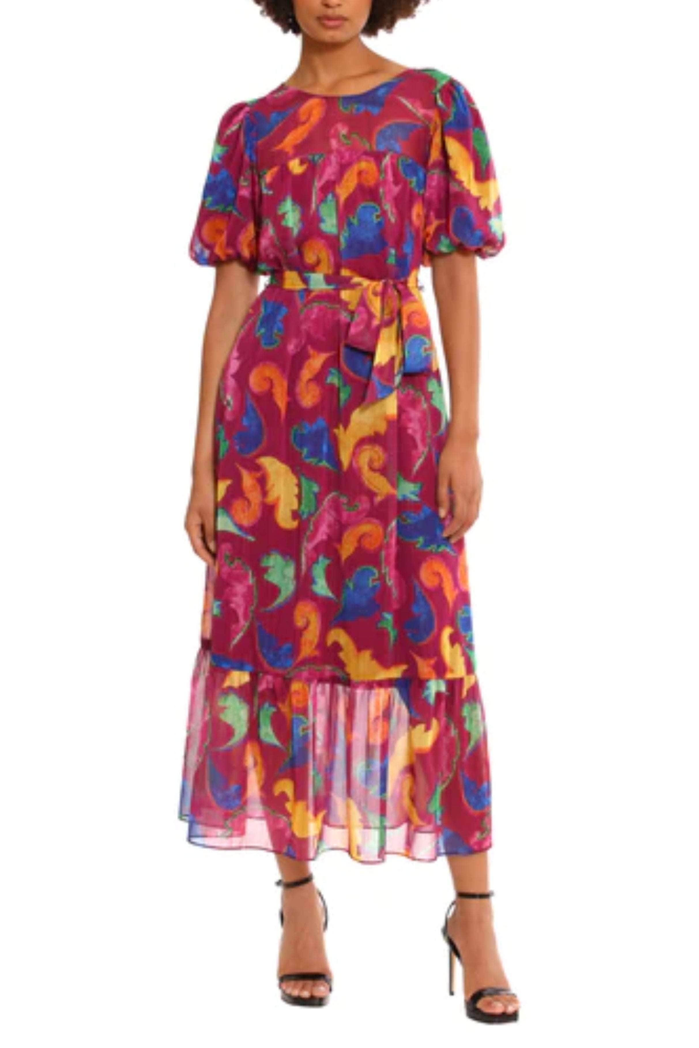 Image of Donna Morgan D9181M - Abstract Jewel Casual Dress