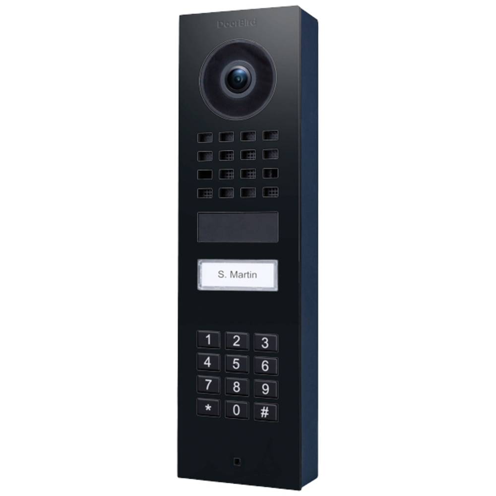 Image of DoorBird D1101KV Aufputz Graphitschwarz (Raven Polar) IP video door intercom Graphite