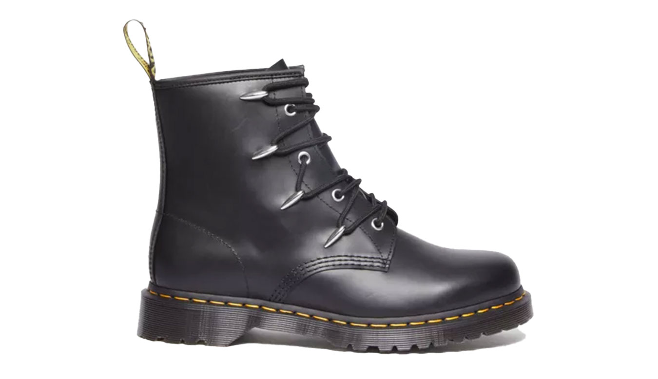 Image of Dr Martens 1460 Alien Hardware Leather Lace Up Boots CZ