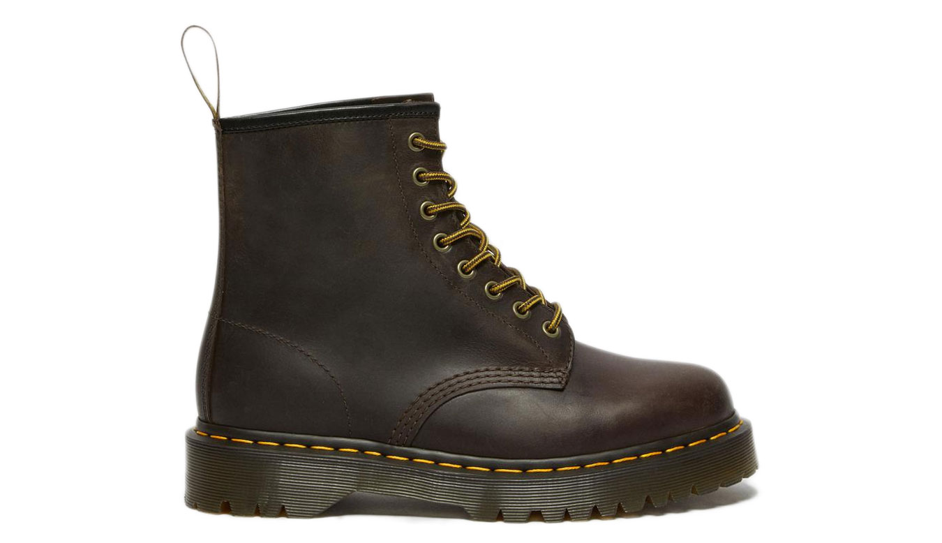 Image of Dr Martens 1460 Bex Crazy Horse Leather Lace Up Boots FR