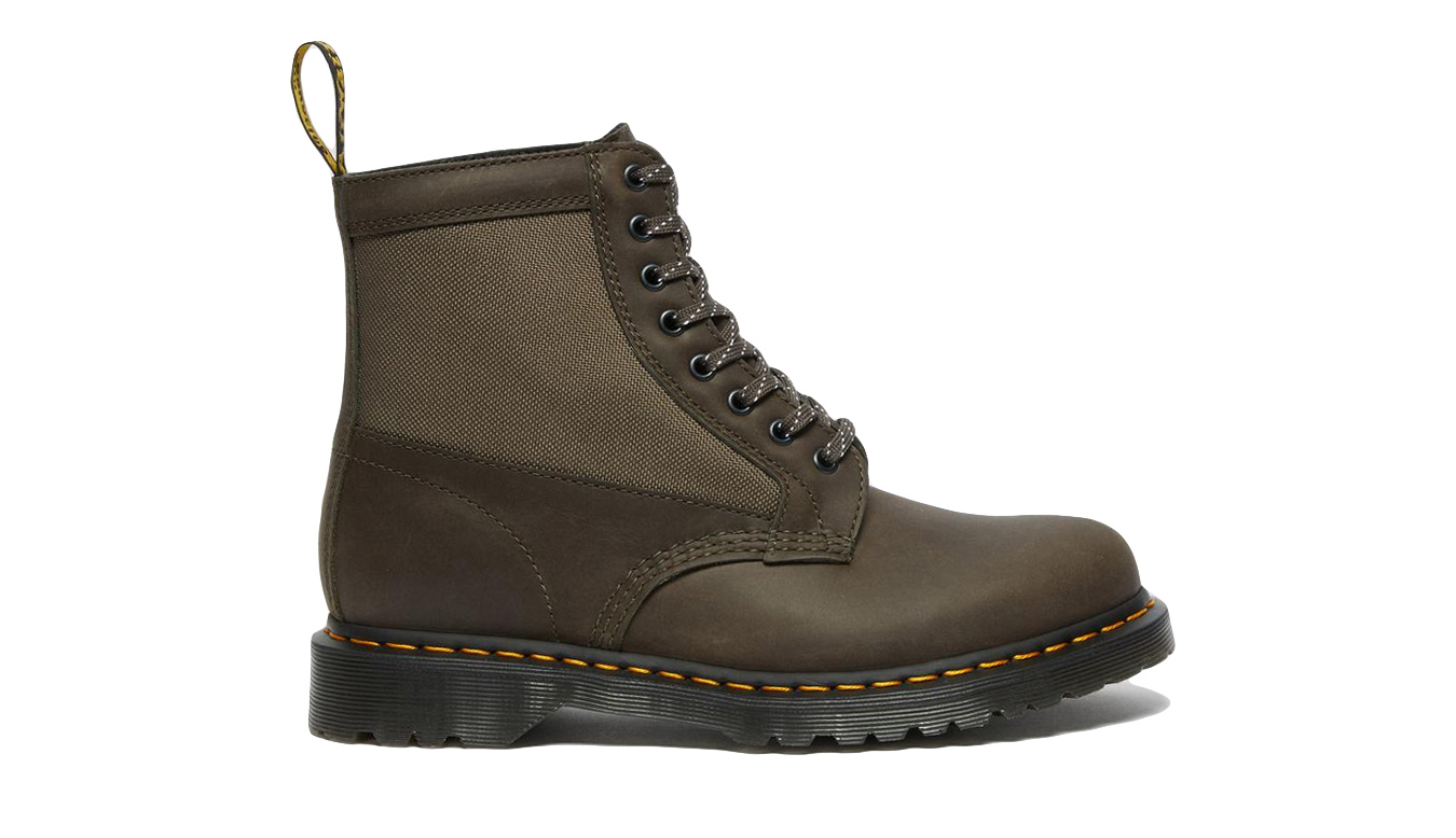 Image of Dr Martens 1460 Panel Leather Lace Up Boots CZ