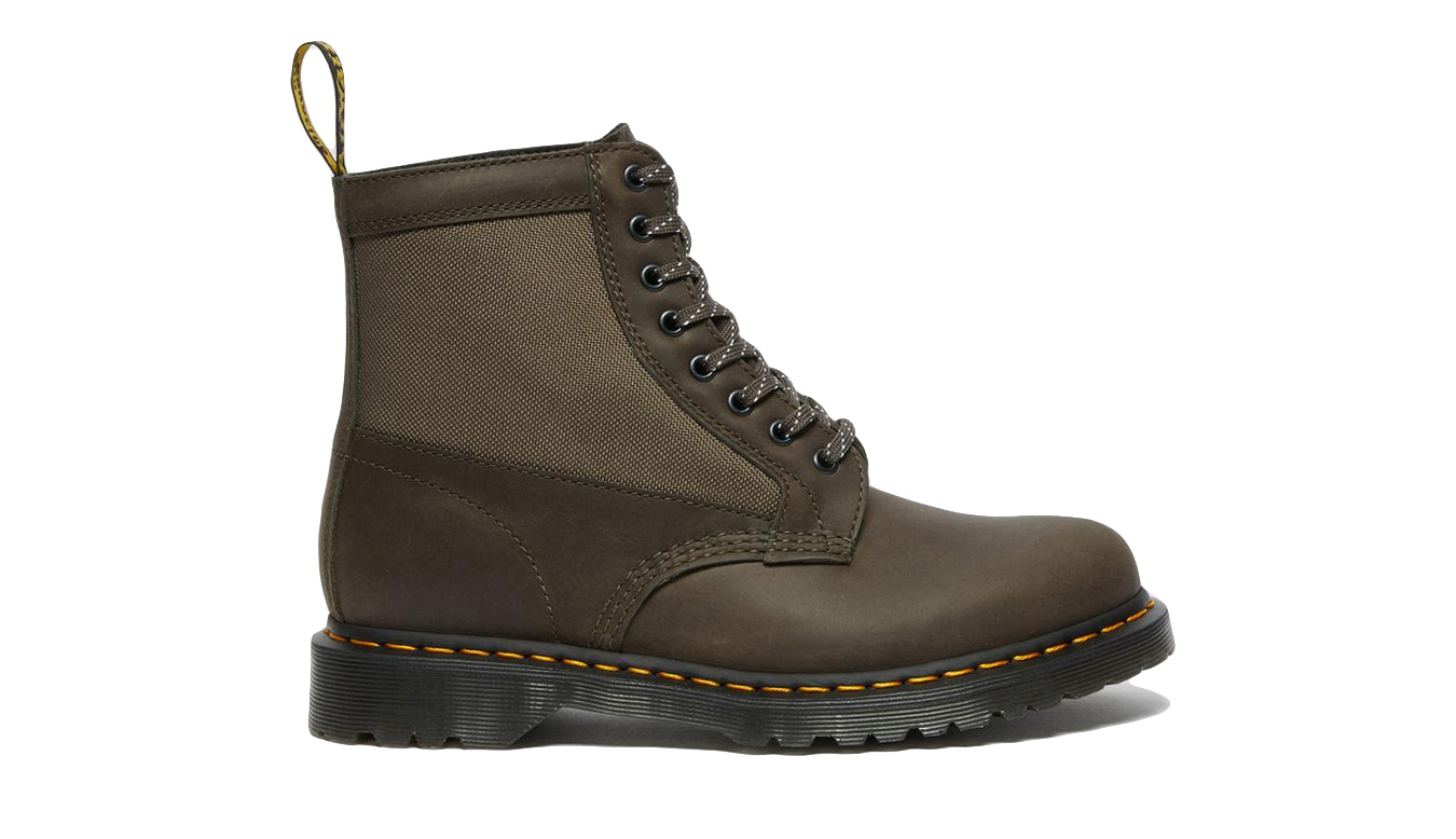 Image of Dr Martens 1460 Panel Leather Lace Up Boots US