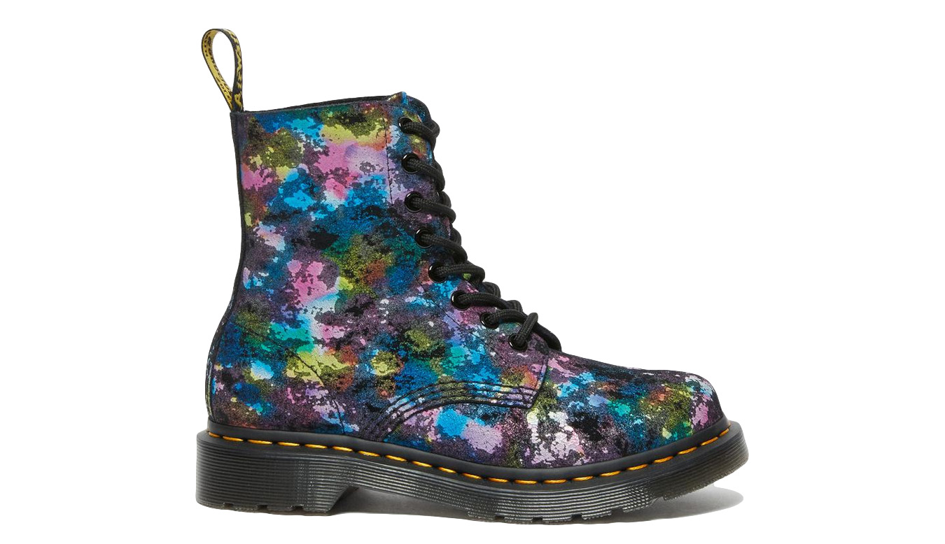 Image of Dr Martens 1460 Pascal Confetti Suede Lace Up FR
