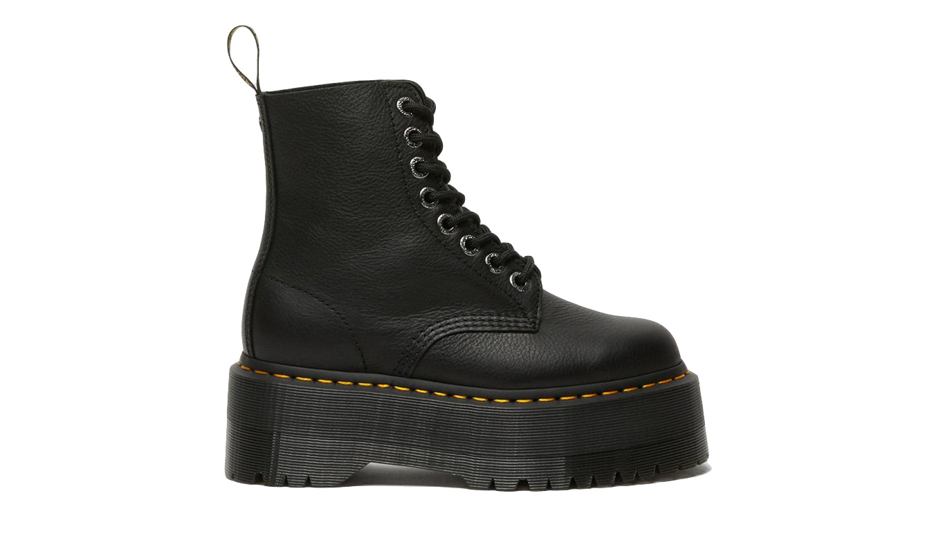 Image of Dr Martens 1460 Pascal Max Leather Platform Boots HU