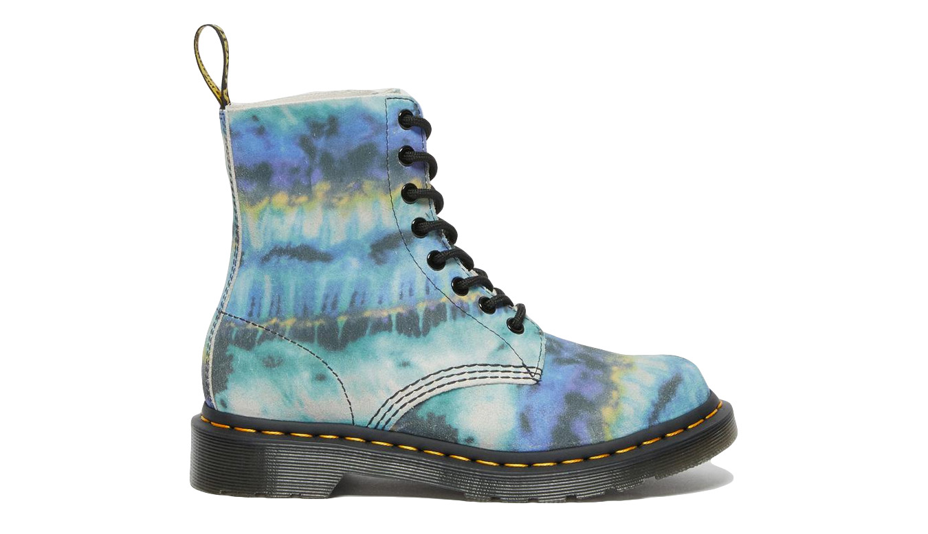 Image of Dr Martens 1460 Pascal Tie DYE Leather Lace Up Boots CZ