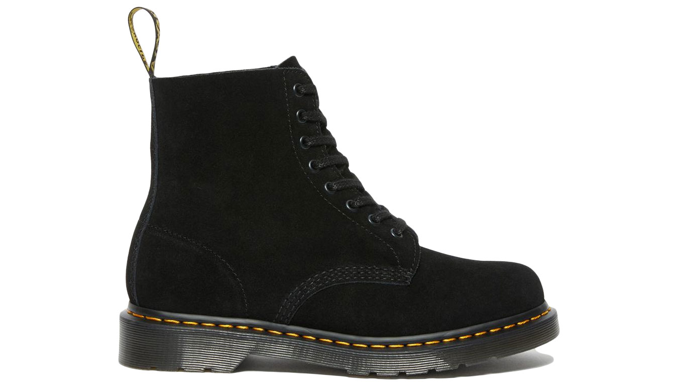 Image of Dr Martens 1460 Pascal suede Lace Up Black HU