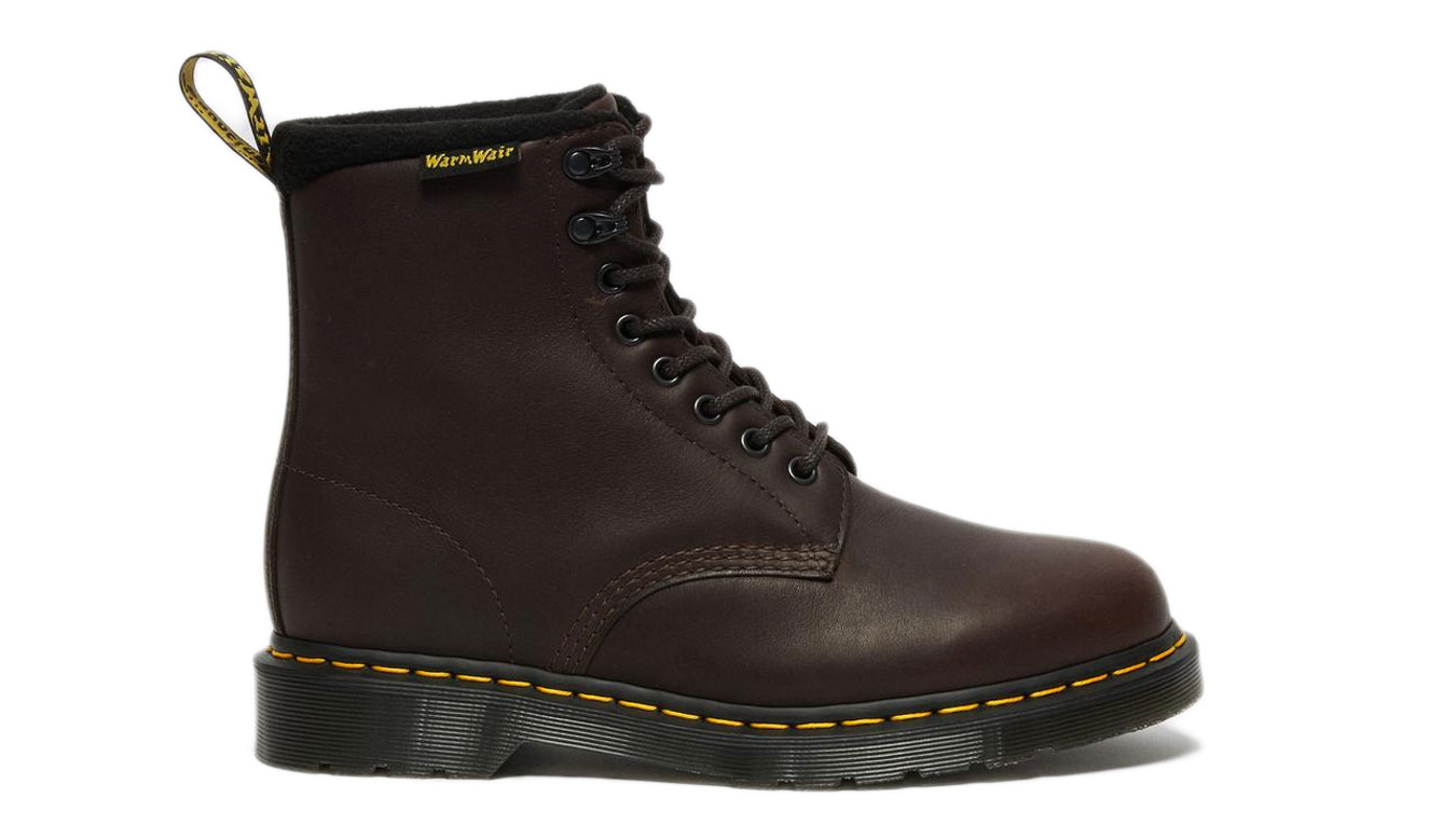 Image of Dr Martens 1460 Warmwair Leather Lace Up Boots HU