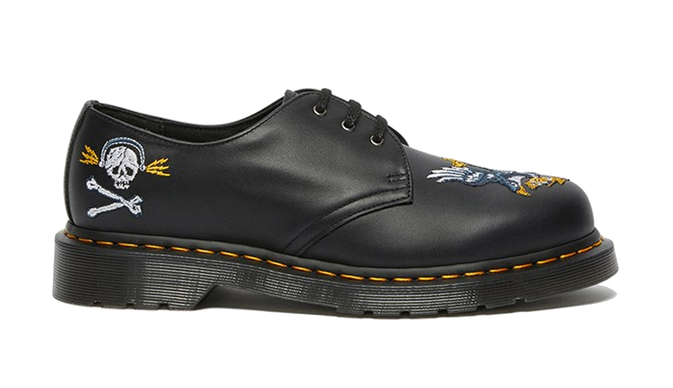 Image of Dr Martens 1461 Souvenir Embroidered Leather RO