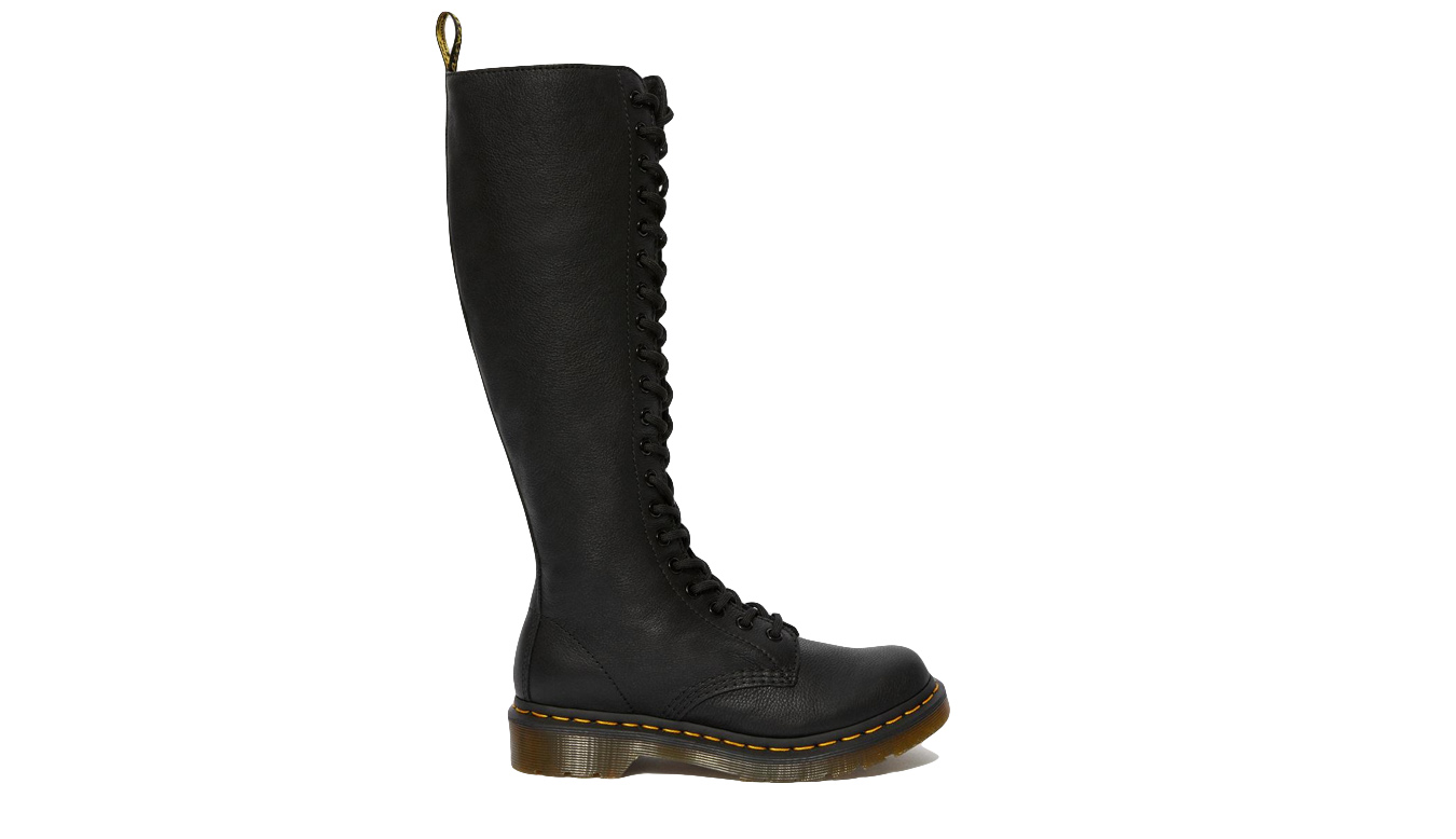 Image of Dr Martens 1B60 Virginia Leather Knee High Boots CZ