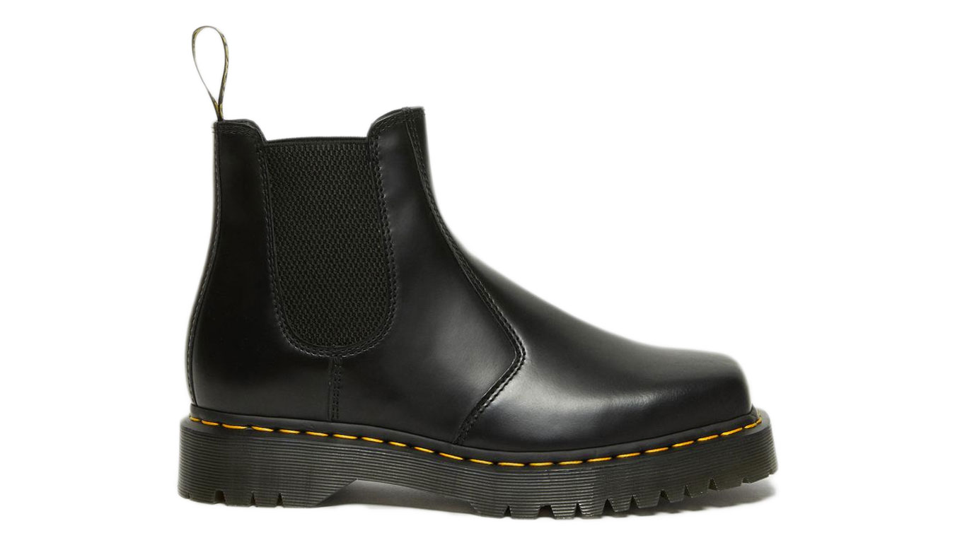 Image of Dr Martens 2976 Bex Squared Toe Leather Chelsea Boots DE