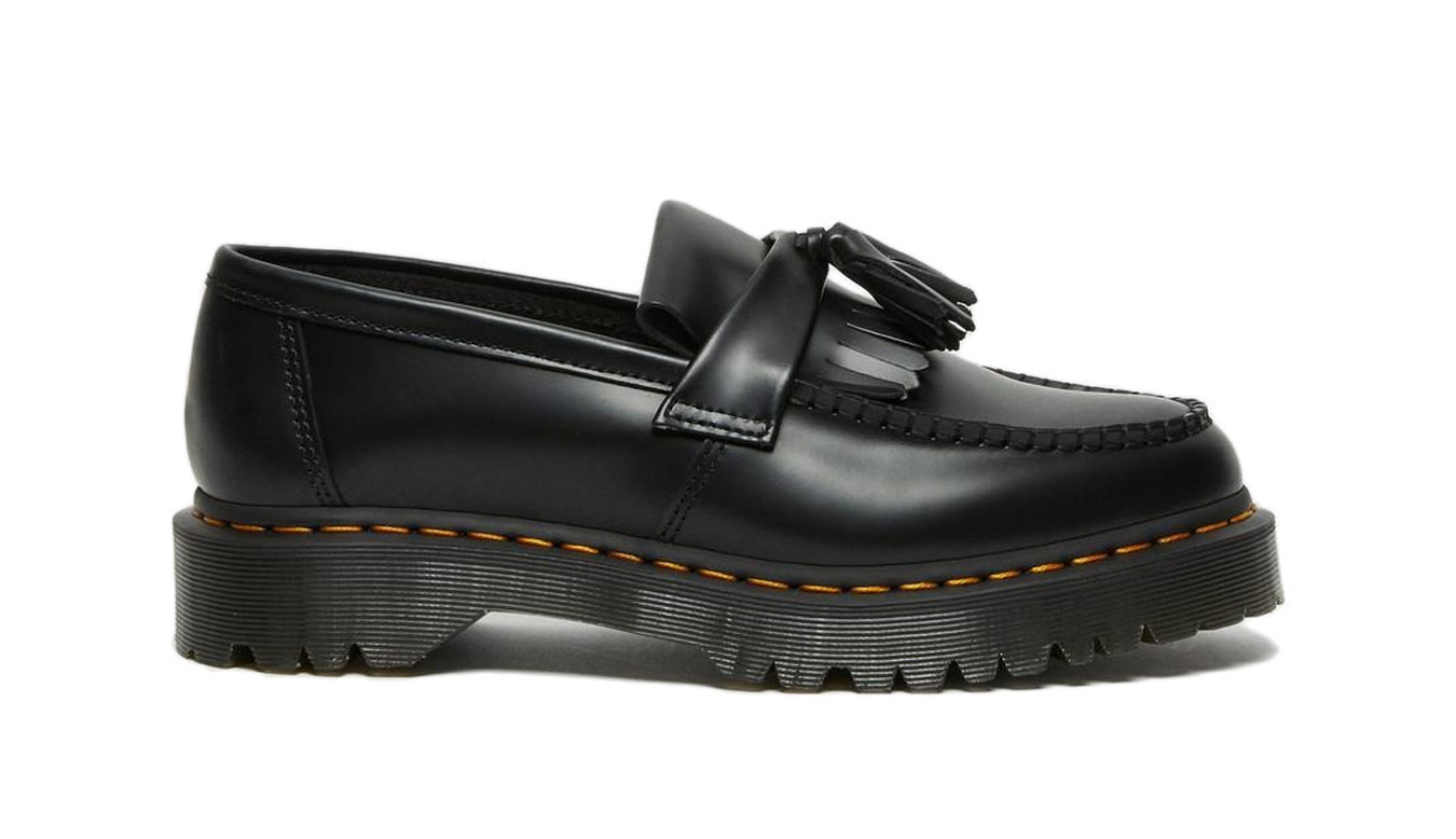 Image of Dr Martens Adrian Bex Smooth Leather Tassel Loafers FR