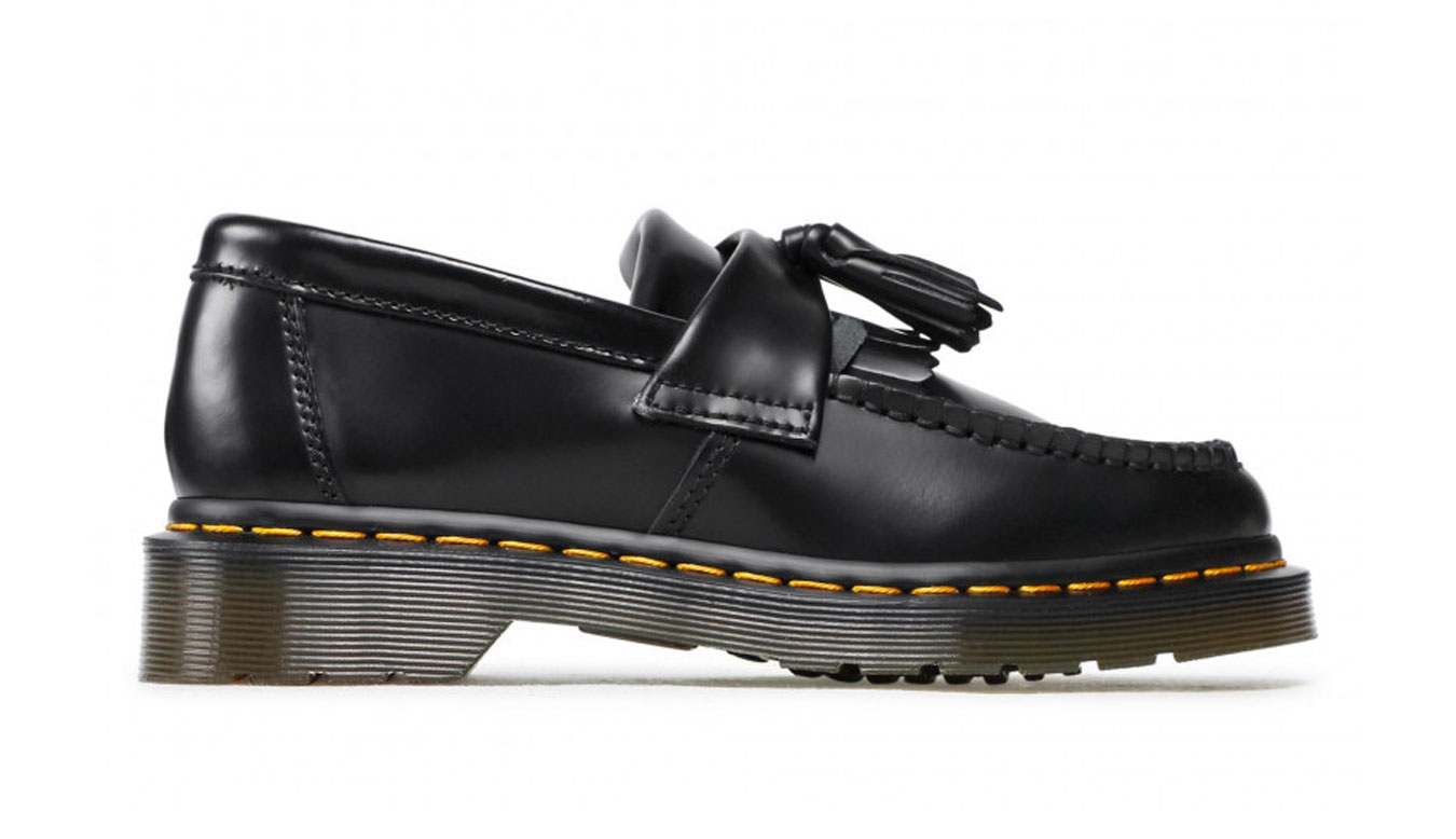 Image of Dr Martens Adrian Smooth Leather Tassel Loafers FR